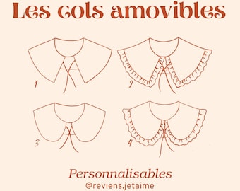 Customizable removable collars