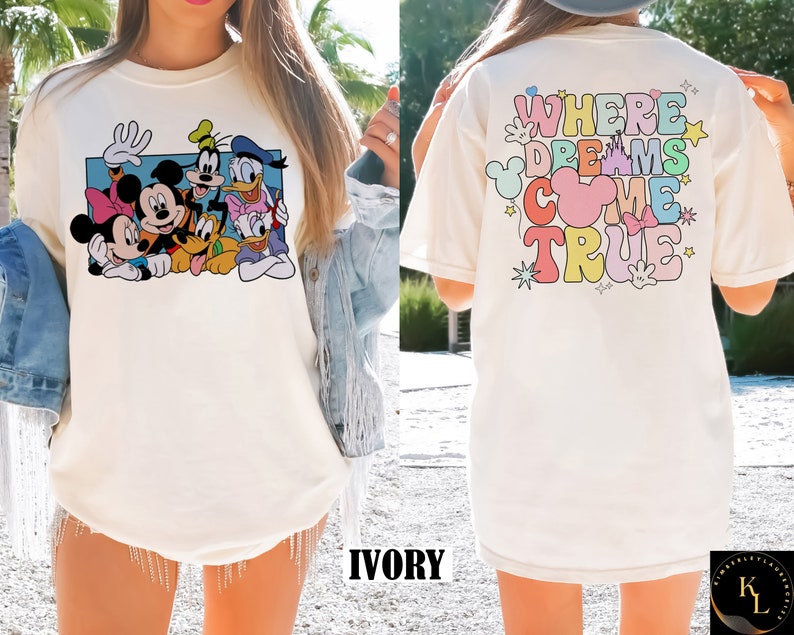 Vintage Retro Disney World Shirt, Retro Walt Disney World, Mickey and ...