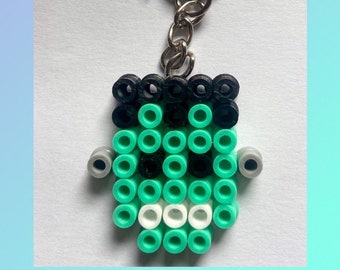 Hama Beads, Frankenstein, Halloween, Design, Decoration, Magnet, Pin Badge, Keyring, Necklace, Hair clip, Earrings