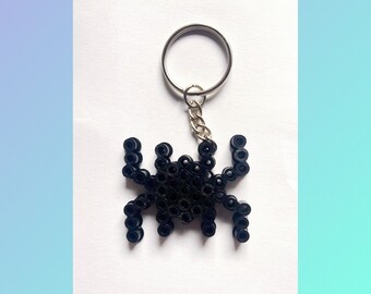 Hama Beads, Spider, Halloween, Design, Decoration, Magnet, Pin Badge, Keyring, Necklace, Hair clip, Earrings