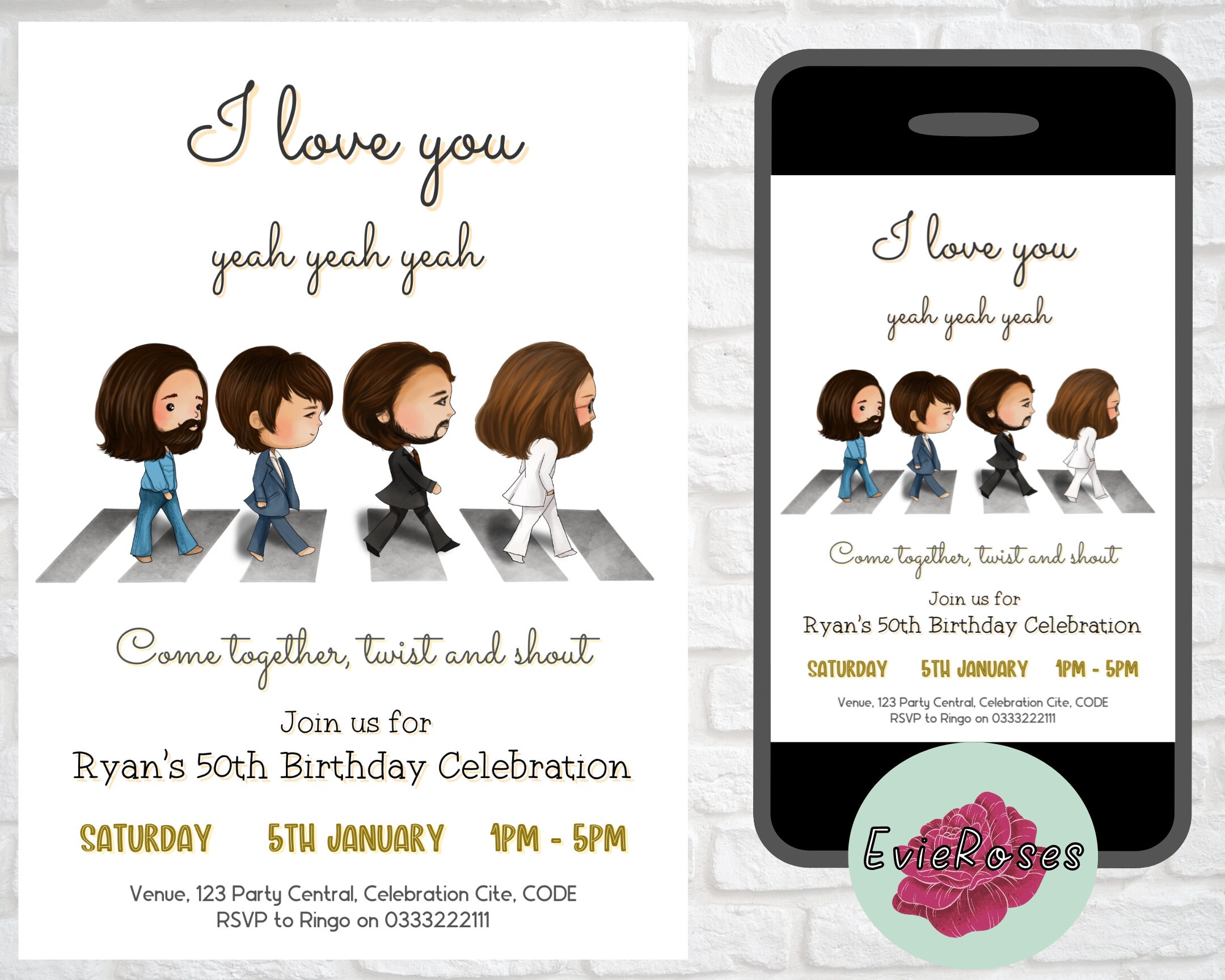 Beatles Party Decor Etsy Ireland