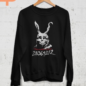 Donnie Darko Sweatshirt, Donnie Darko Countdown Graphic Shirt, Frank The Bunny, Horror Movie, Crewneck, Unisex Sweatshirt