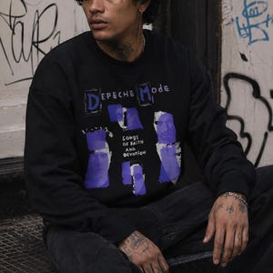 Songs Of Faith and Devotion Sweatshirt, Depeche Inspired Graphic Shirt, Depeche Mode Sweatshirt, Alternative Rock, Crewneck, Unisex, Sweater