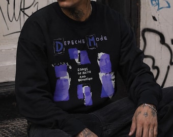 Songs Of Faith and Devotion Sweatshirt, Depeche Inspired Graphic Shirt, Depeche Mode Sweatshirt, Alternative Rock, Crewneck, Unisex, Sweater
