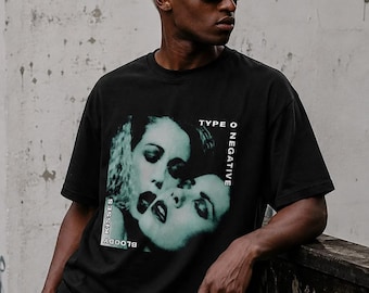 Bloody Kisses Type O Negative T-shirt, Album Metal Inspired Graphic Tees, Metal Band, Unisex T-shirt
