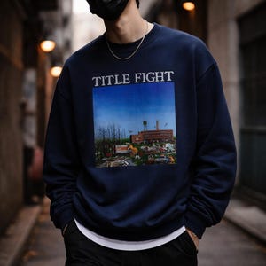 Title Fight Shed Sweatshirt, Band Graphic Crewneck, 90s Emo Punk Shirt, Music Fan Gift, Unisex Album-Inspired Sweater