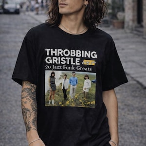Throbbing Gristle Logo T-shirt, TG Shirt, Industrial Music, Music