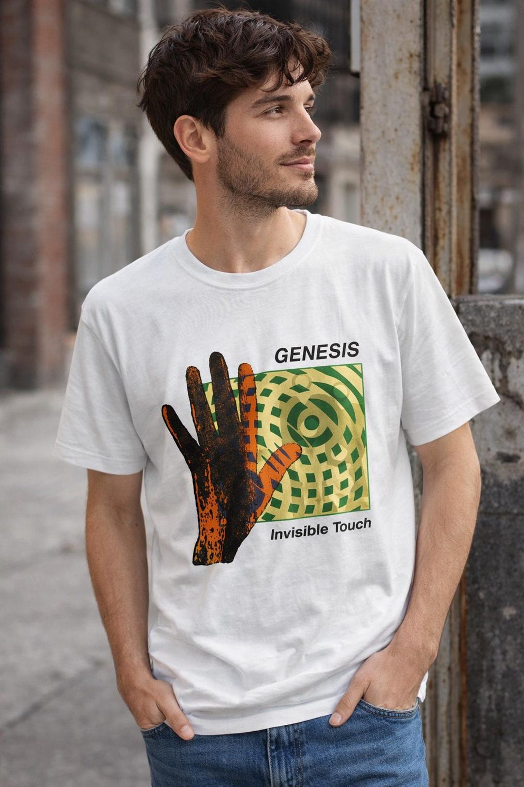 Genesis Invisible Touch T-shirt, Vintage Genesis Shirt, Inspired