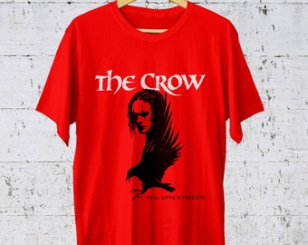 送料込み 90年代カルトムービー the crow Tシャツ 難有 The Crow T-shirt, Retro Movie 90's Inspired Graphic Tees, Movie