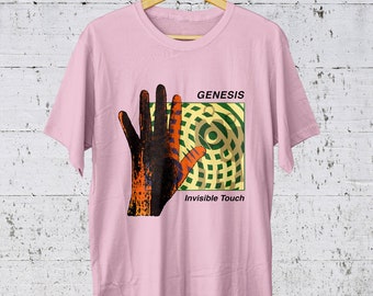 Genesis Invisible Touch T-shirt, Vintage Genesis Shirt, Inspired