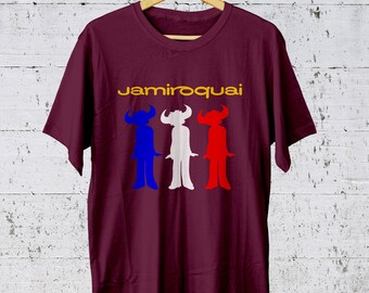 90s vintage Jamiroquai tour t-shirt バンドT Vintage 90'S JAMIROQUAI English Rock Promo Music Size L USA