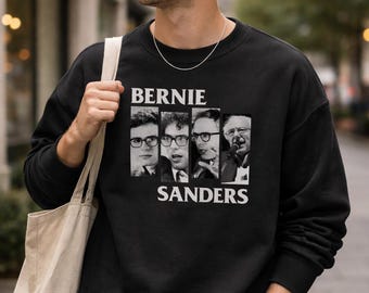 Bernie Sanders-sweater, op Bernie Sanders geïnspireerd grafisch shirt, trui, ronde hals, uniseks