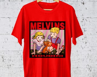 Melvins Houdini T-shirt, Melvins Album Inspired Graphic Tees, Rock