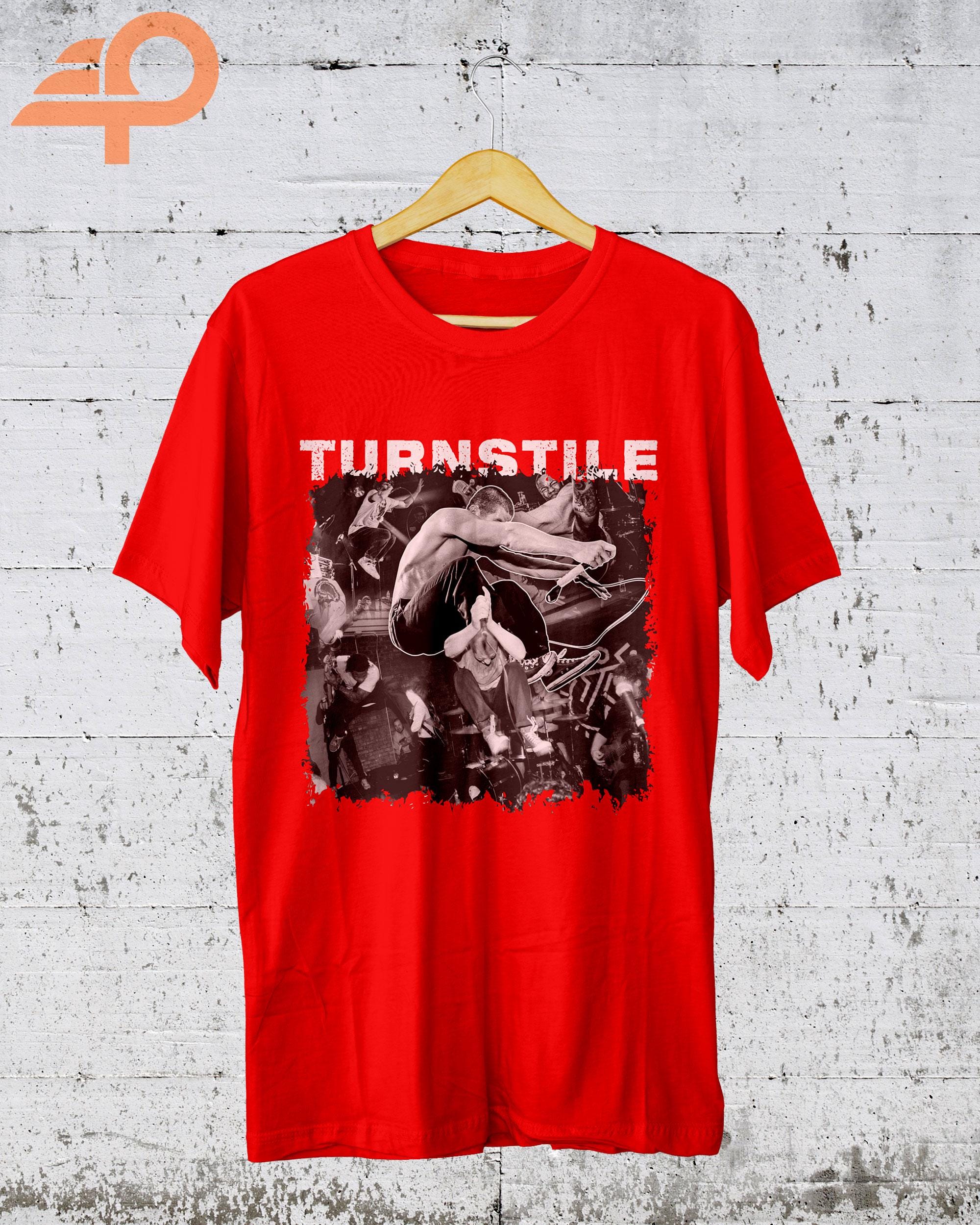 Turnstile Tour T-shirt, Hardcore Punk Band Merch, Unisex Graphic