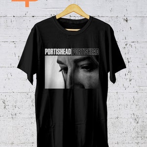 T-shirt Portishead, magliette grafiche ispirate alle copertine degli album degli anni '90, rock alternativo, band trip hop, merchandising musicale, maglietta unisex