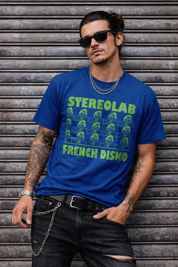 Stereolab French Disko T-shirt, Avant-pop Band, Stereolab Shirt