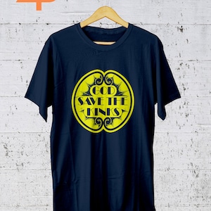 God Save The Kinks T-shirt, Band, Inspired Graphic Tees, The Kinks Shirt, Rock Merch, Unisex T-shirt