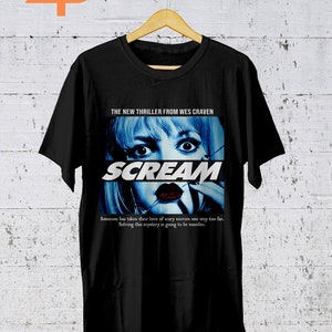 Drew Barrymore Scream T-shirt, Horror Movie, Scream Shirt, 90&#39;s Movie Inspired Graphic Tees, Unisex T-shirt