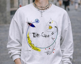 The Cure 'Caterpillar' Graphic Sweatshirt - Gothic Rock Band Crewneck