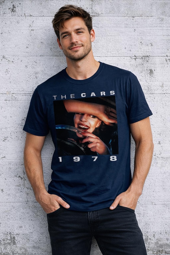 Band Cars T-shirt, Cars 1978 Album Inspired Graphic Tees, Rock