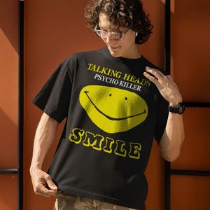 Psycho Killer T-shirt, Talking Heads Shirt, Inspired Graphic Tees, New Wave, Band Shirts, Music Tees, Unisex T-shirt