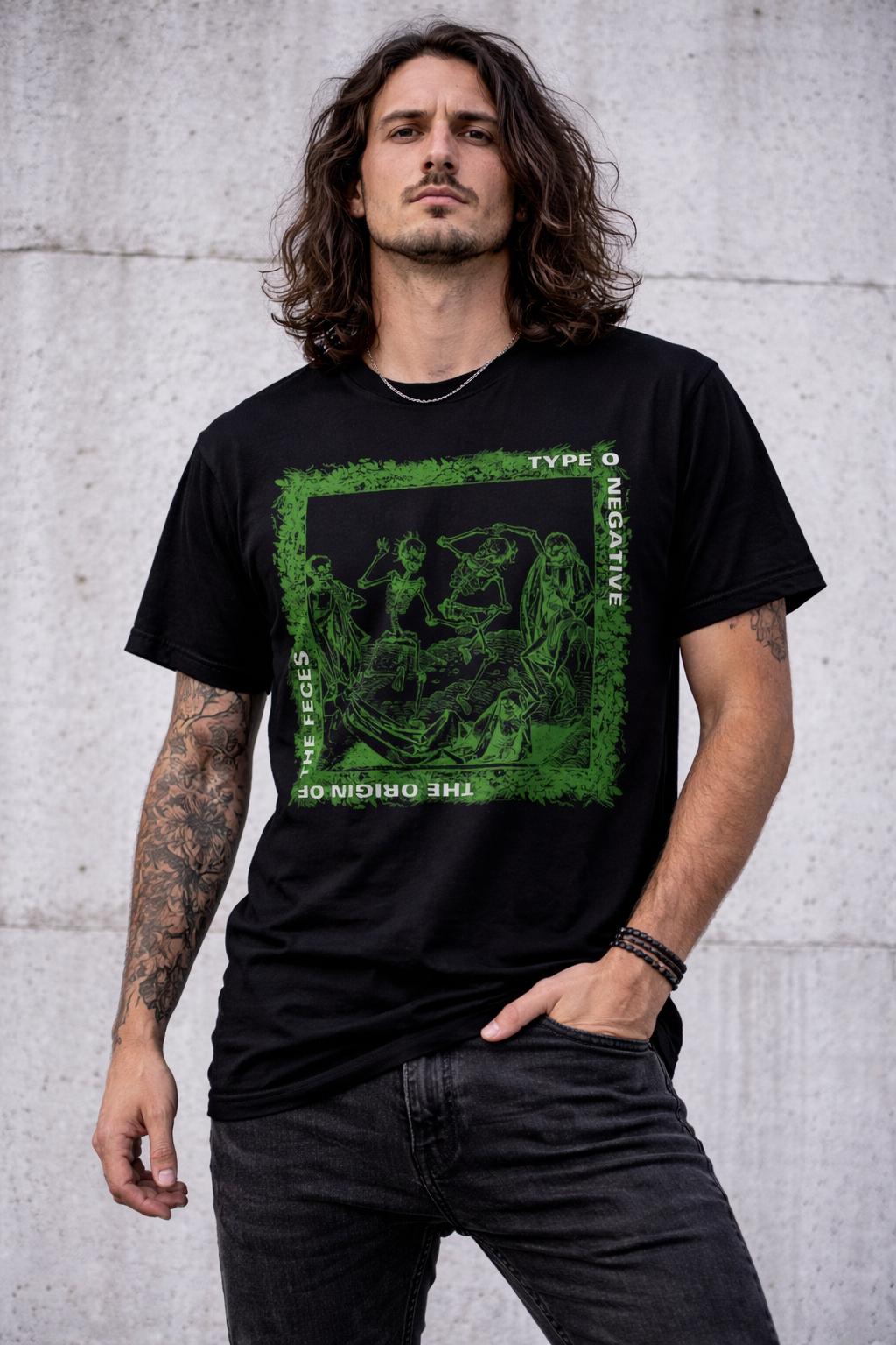 ミュージシャン Y2K CHASER Type O Negative New T-Shirt Type O Negative T-shirt, the Origin of the Feces Album Inspired