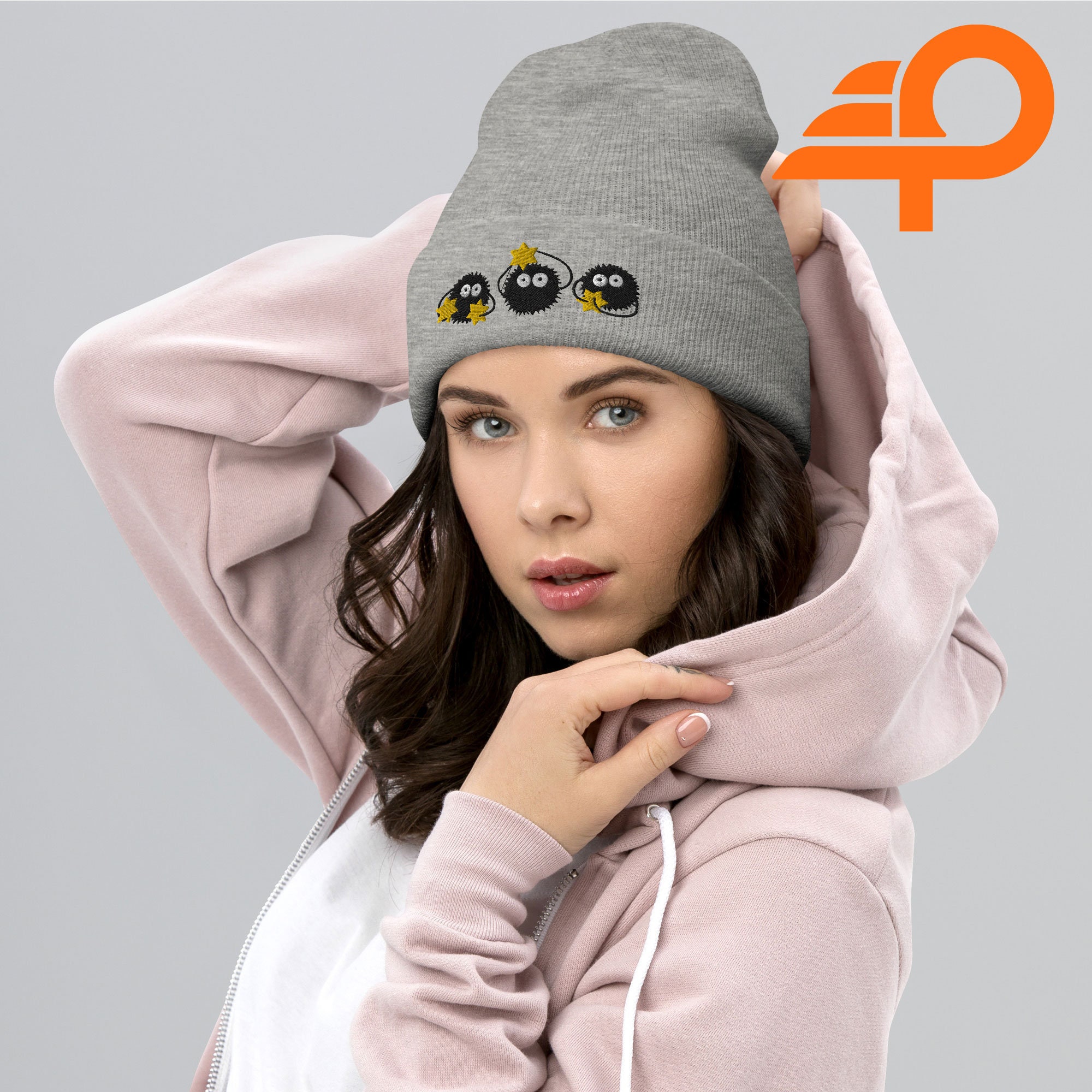 Studio Ghibli Spirited Away Soot Sprite Figural Beanie Soot Sprite Beanie, Susuwatari, Ghibli Cute Character  main image 3