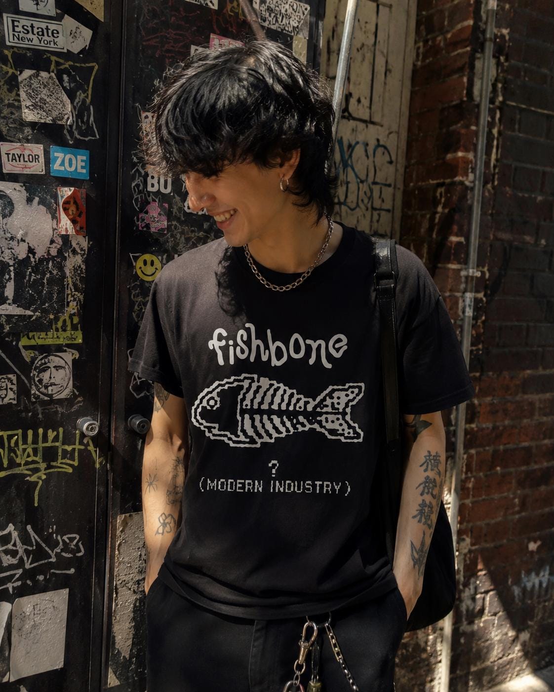 Fishbone Band Shirt Modern Industry Graphic Tee, 80s 90s Ska Punk