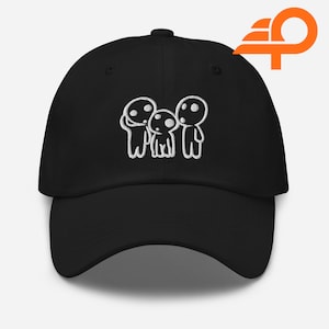 Forest Spirit Dad Hat, Ghibli Embroidered Hat, Kawaii Hat, Anime Fan, Classic Dad Hat, Harajuku, Gifts Idea
