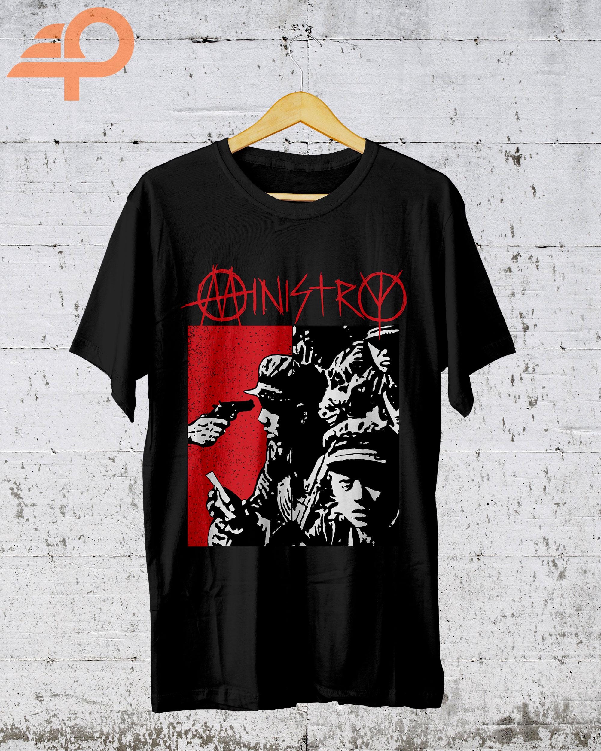 Ministry T-shirt, Ministry Inspired Graphic Tees, Industrial Metal
