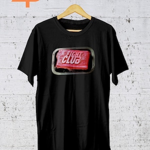Maglietta Fight Club Soap, maglietta grafica ispirata a Fight Club, culto del film, fan del cinema, maglietta Y2K, maglietta unisex