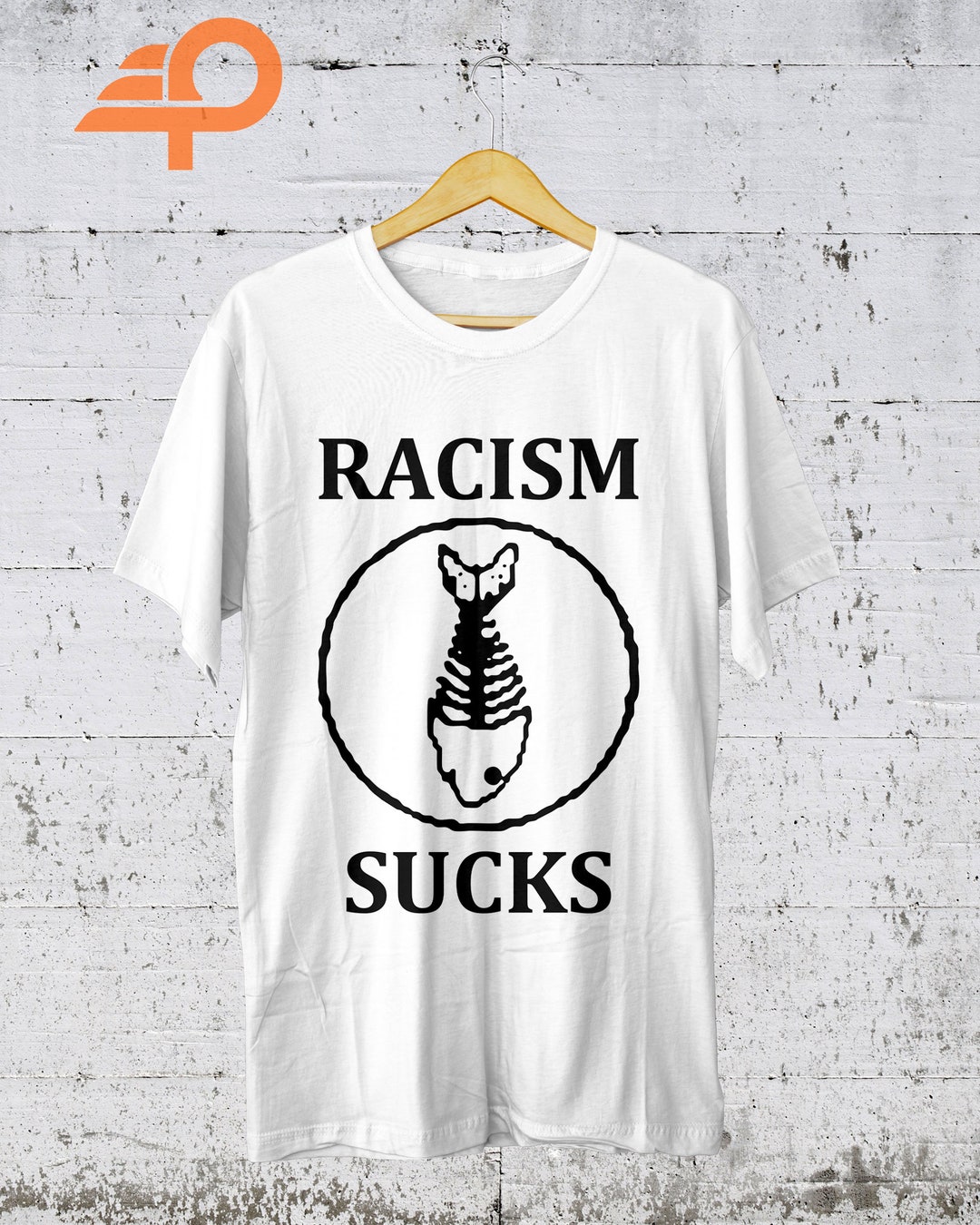 90’s Fishbone RACISM SUCKS Tシャツ ブルー XL Vintage Fishbone 