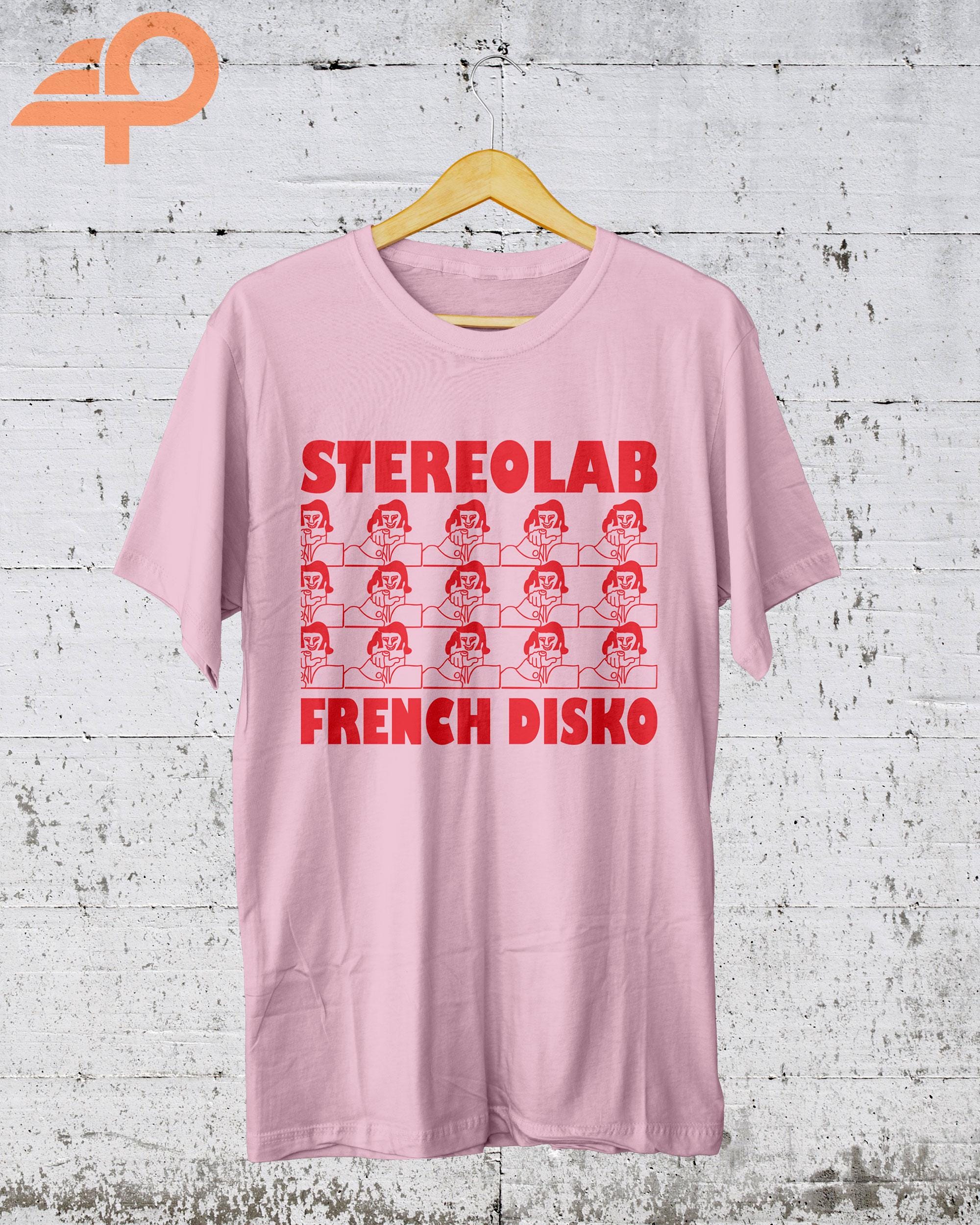 Stereolab French Disko T-shirt, Avant-pop Band, Stereolab Shirt