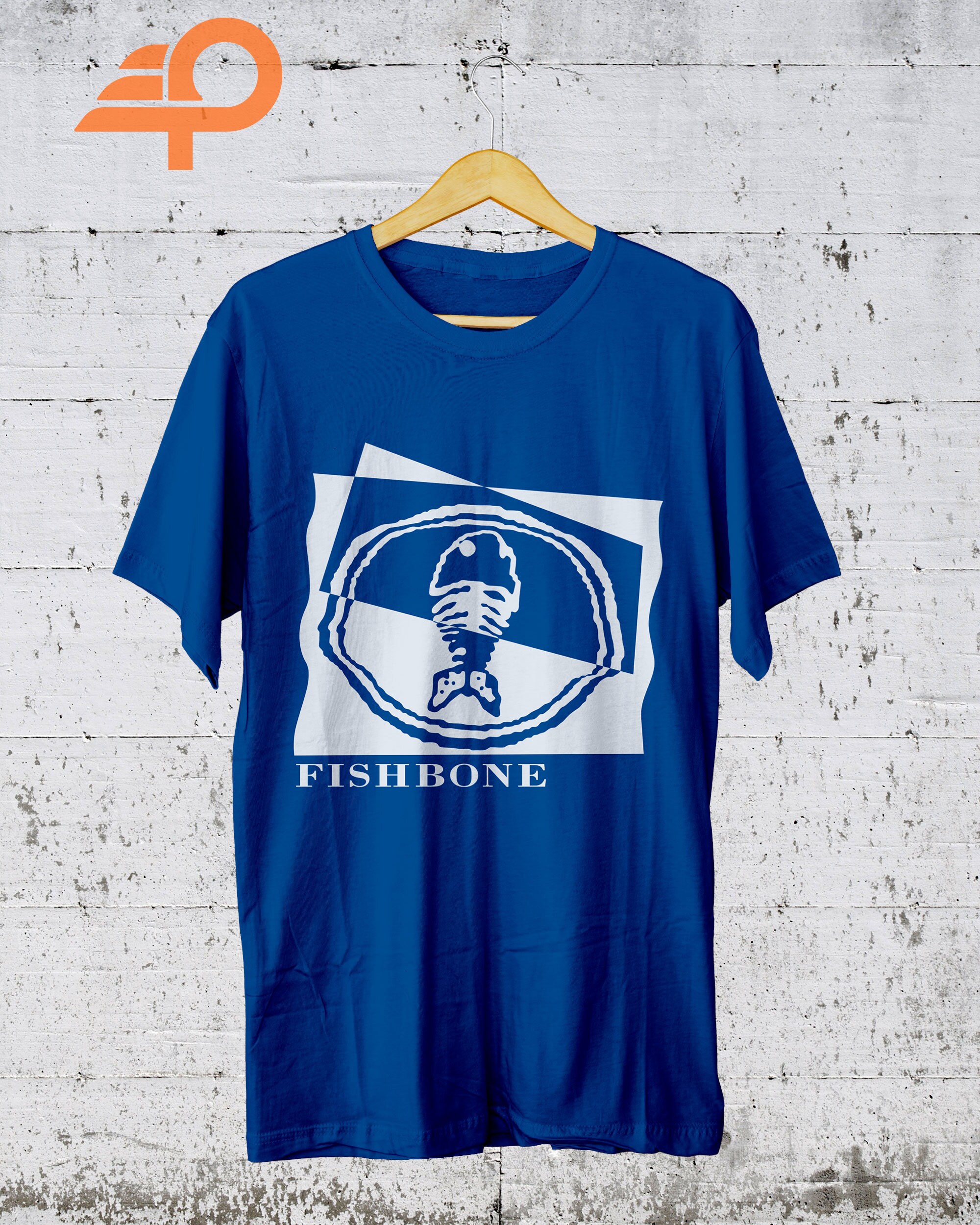 Retro Fishbone T-shirt, 90s Band Merch Style, Alternative Funk 