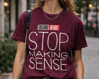 Talking Heads Stop Making Sense Vinyl Cover T Shirt Meme Gift