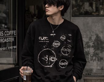 Sudadera The Cure A Letter to Elise, camiseta gráfica inspirada en The Cure, rock gótico, banda, suéter, cuello redondo, sudadera unisex
