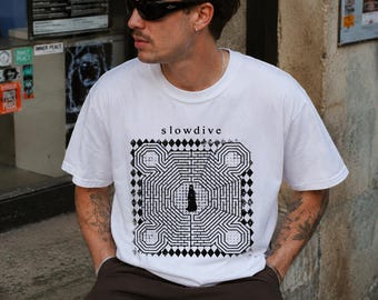 Slowdive Exclusive T-shirt - Unisex Music Band Tee - Just for A