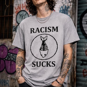 Racism Sucks T-shirt, Fishbone Shirt, Ska, Punk, Metal, Alternative Rock, Band Shirt, Fan Merch, Gifts Idea