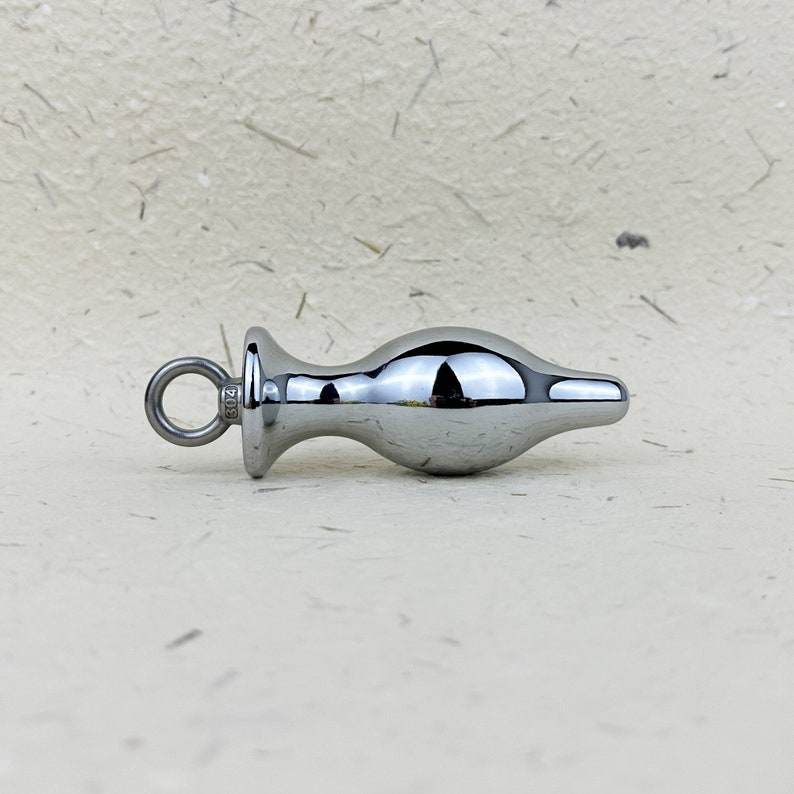 3 Sizes Stainless Steel Butt Plugs With Ring, Anal Dildo, Anal Dilator G Spot Prostate Massage