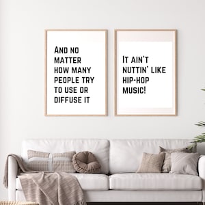 Hip Hop Digital Print, Wall Art, Downloadable, Hip hop Artist Digital Print, Portrait Wall Art, Old School Rap, Home Décor, Printable