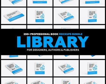 250+ Book Cover Mockup PSD Bundle | Paperback & Hardcover (Digital Download)