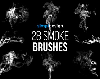 28 Realistic Smoke Photoshop Brushes: Fog, Mist, Steam (Digital Art)