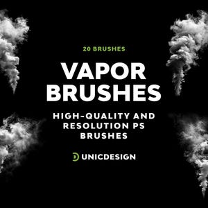 Vapor Photoshop Brushes: Realistic Smoke & Mist Effects