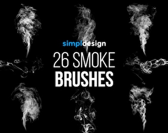 Smoke Photoshop Brushes: Fog, Mist, Cloud Effects (Digital Art Tools)
