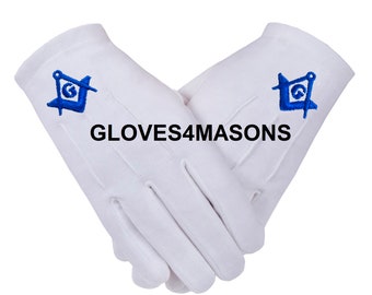 Freemasons Masonic Cotton Gloves in  SC&G  S-2 plus mix