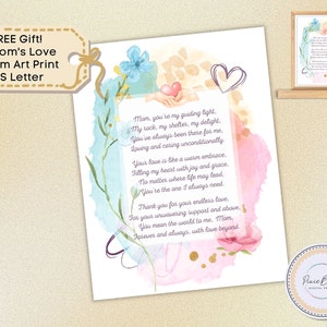 Thank You Mom Card, Mother's Day Card Printable, Printable Cards Mother ...