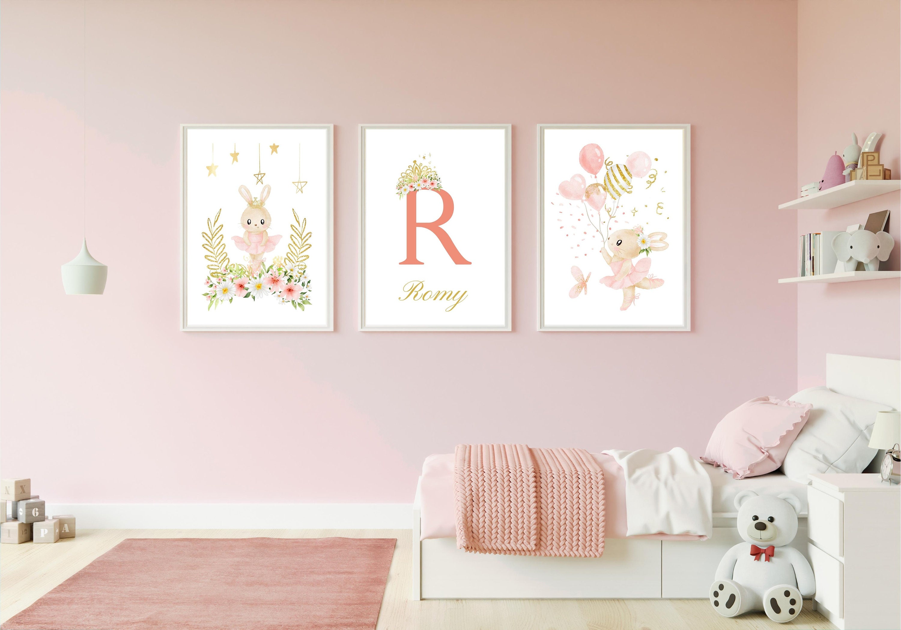 Chambre Rose De Filles Etsy France