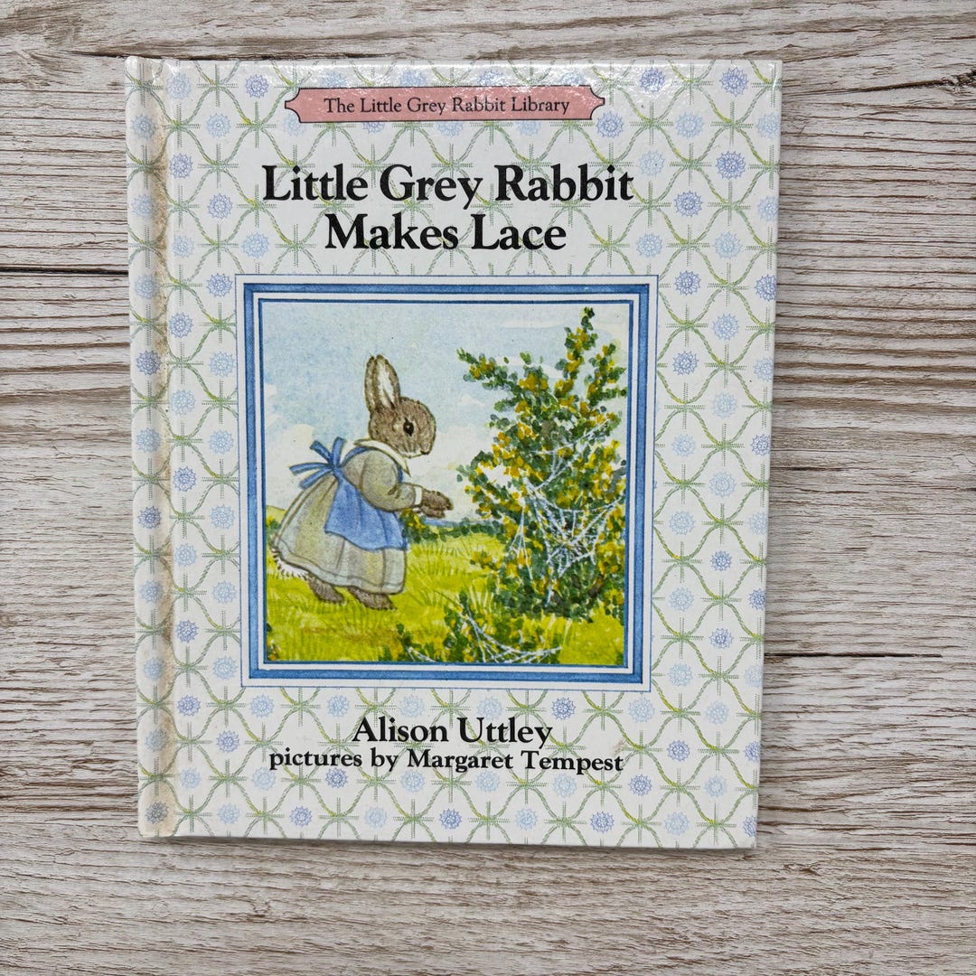 Vintage 1994 Little Grey Rabbit Makes Lace, by Alison Uttley