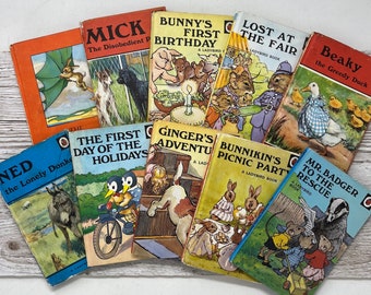 Vintage Ladybird books, 401 series choice of titles, 1960s/70s edition hardback children’s story books