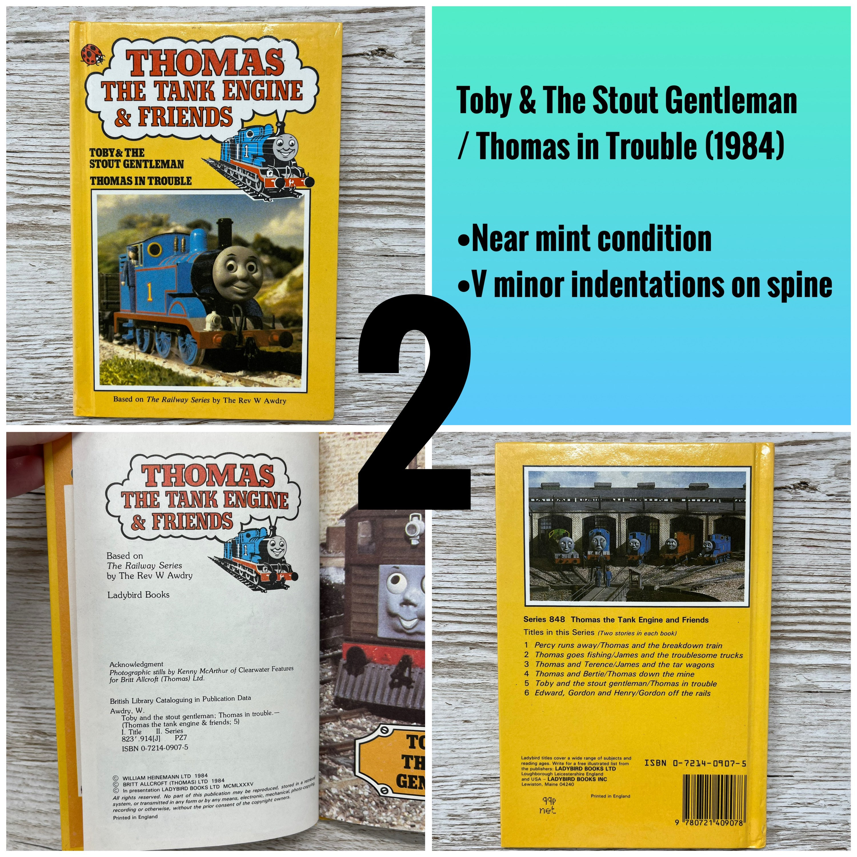 Vintage Ladybird Thomas the Tank Engine & Friends Books, 1980s Edition ...